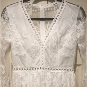 White Honeymoon Dress